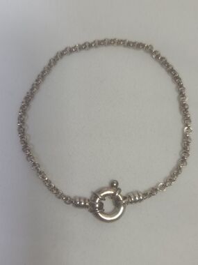 Vintage Links of London 925 Sterling Silver Bolt Link Clasp Bracelet